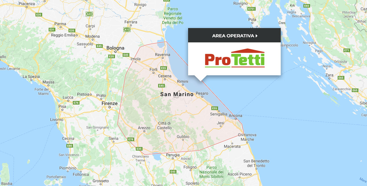 area operativa rifacimento tetto